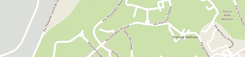 Mappa della impresa portrans di porpora raffaelina a NAPOLI