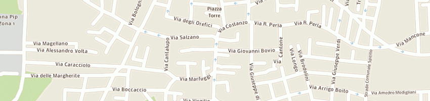 Mappa della impresa della monica o a LUSCIANO