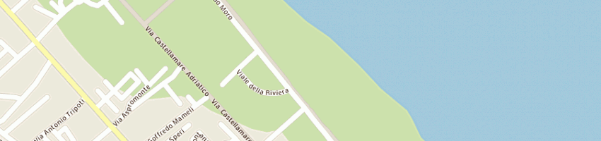 Mappa della impresa stabilimento balneare pinalba a PESCARA