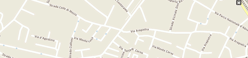 Mappa della impresa sirio assicurazioni snc di nardinocchi a PESCARA