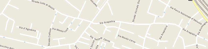 Mappa della impresa officina meccanica sarchiapone adriano a PESCARA