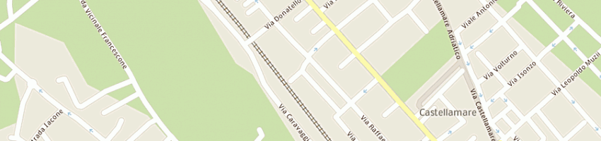 Mappa della impresa istituto di vigilanza metronotte 2000 srl a PESCARA