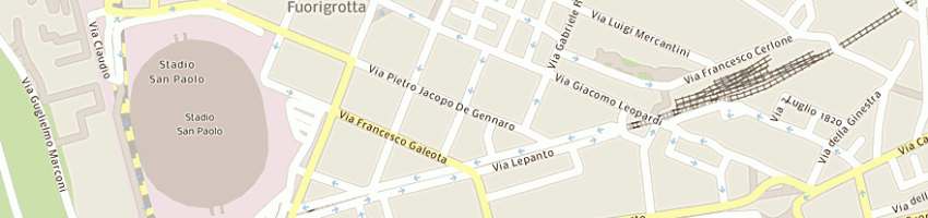 Mappa della impresa studio grasso srl a NAPOLI