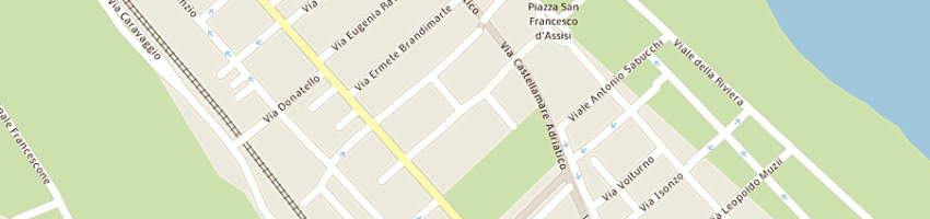 Mappa della impresa aics associazione italiana cultura e sport comitato provle a PESCARA
