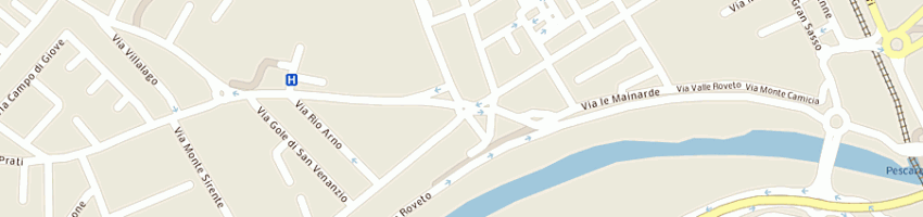 Mappa della impresa cicoria sas di cesare cicoria e c a PESCARA
