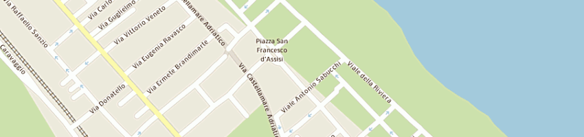Mappa della impresa mensa di s francesco a PESCARA