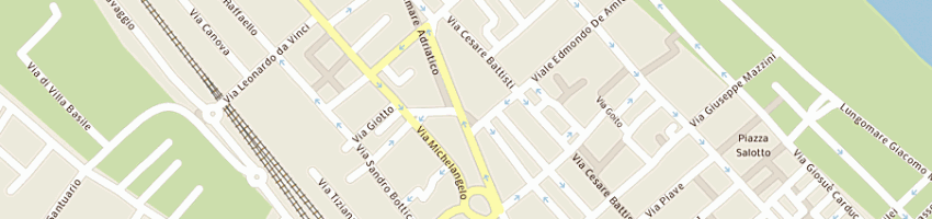 Mappa della impresa pizzeria adone a PESCARA