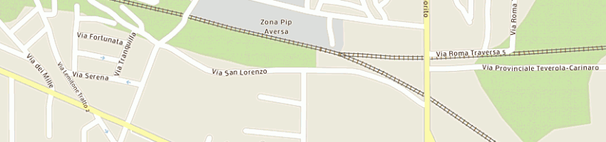 Mappa della impresa vetreria iommelli a AVERSA