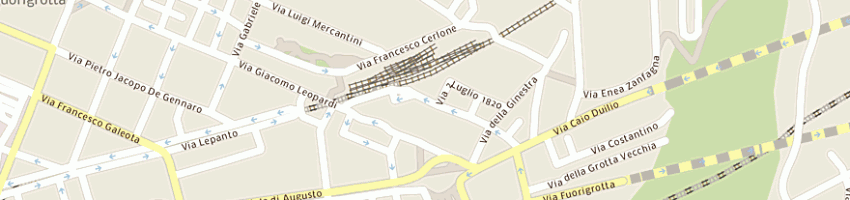 Mappa della impresa furore viaggi by fuga per rotte remote a NAPOLI