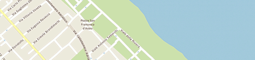Mappa della impresa ristorante eriberto a PESCARA