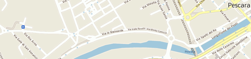 Mappa della impresa as virtus palestra a PESCARA