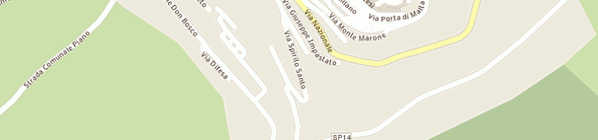 Mappa della impresa santuario dello spirito santo a GANGI