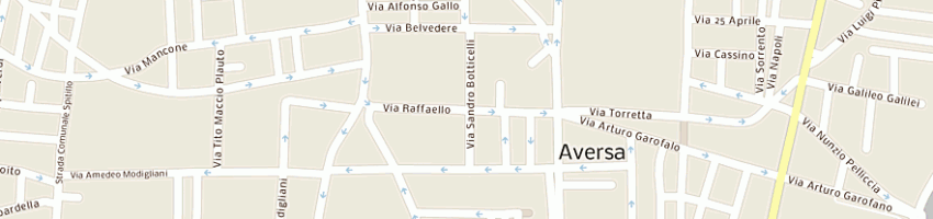 Mappa della impresa mincione giuseppe a AVERSA