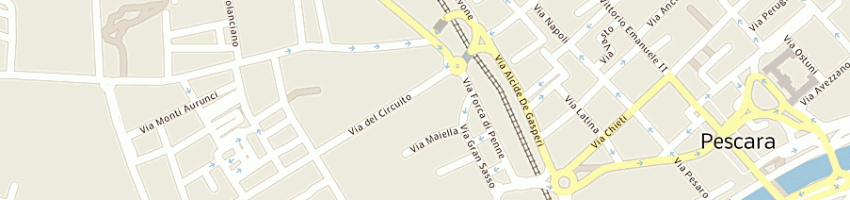 Mappa della impresa mantini flli snc a PESCARA