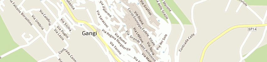 Mappa della impresa cooperativa agricola sgiorgio srl a GANGI