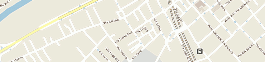 Mappa della impresa toro giuseppe a PESCARA