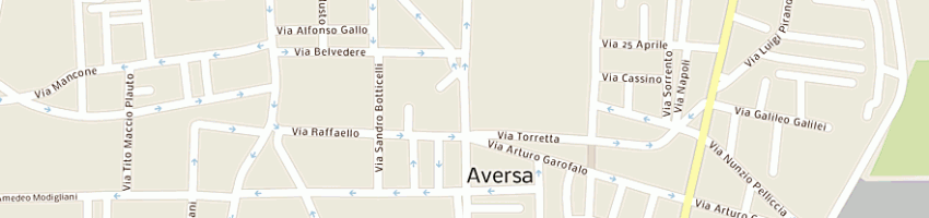 Mappa della impresa circolo italia a AVERSA