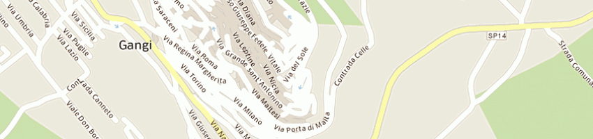 Mappa della impresa moda sport di pizzo graziella a GANGI