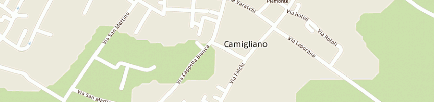 Mappa della impresa ristorante tre piscine a CAMIGLIANO