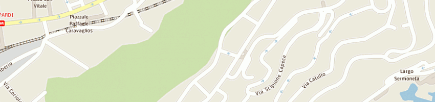 Mappa della impresa centro manzoni srl a NAPOLI