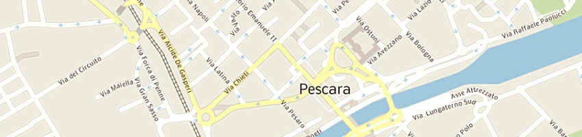 Mappa della impresa bridge bar a PESCARA