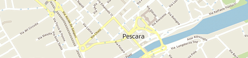 Mappa della impresa de dominicis giuseppe a PESCARA