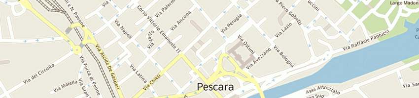 Mappa della impresa agenzia delle dogane a PESCARA