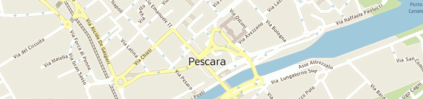 Mappa della impresa cassa di risparmio di pescara e di loreto aprutino spa a PESCARA