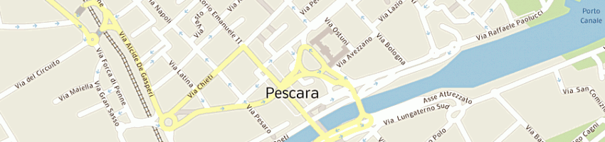 Mappa della impresa provincia di pescara a PESCARA