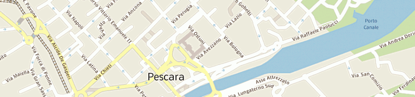 Mappa della impresa european training and studies - sas a PESCARA