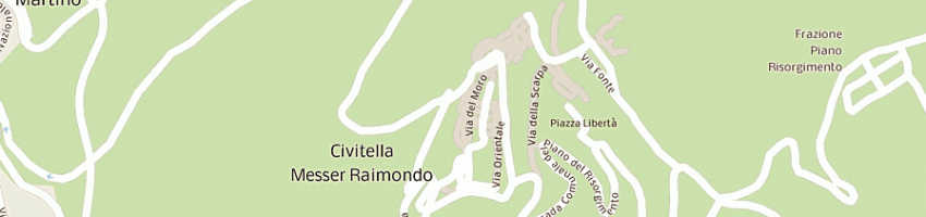 Mappa della impresa circolo socio culturale arci a CIVITELLA MESSER RAIMONDO