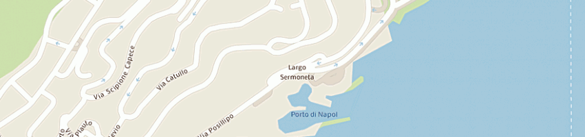 Mappa della impresa ristorante dal delicato snc a NAPOLI