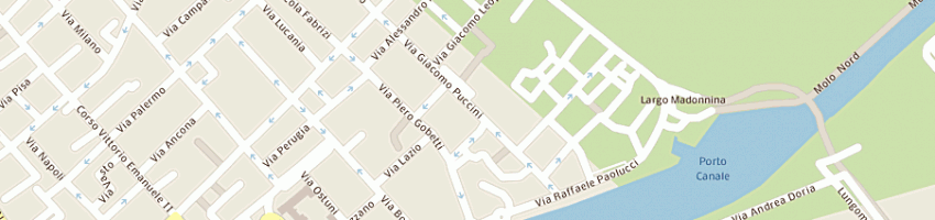 Mappa della impresa tritone di rosica franco e c snc a PESCARA