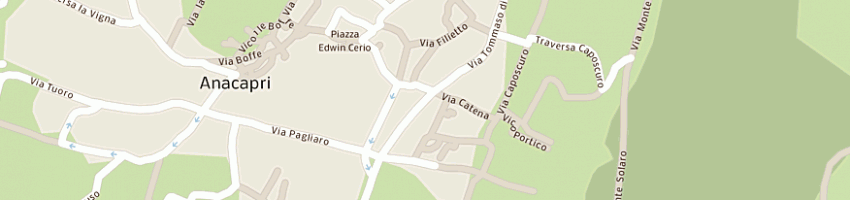 Mappa della impresa trattoria al nido d'oro a ANACAPRI