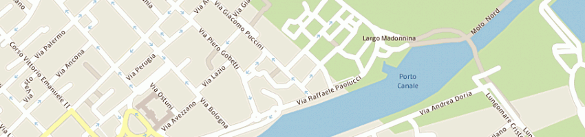 Mappa della impresa societa' bocciofila del porto a PESCARA
