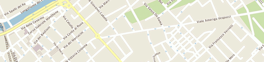 Mappa della impresa pizzeria l'angolo della pizza a PESCARA