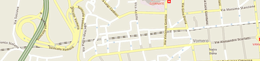 Mappa della impresa zenga giacomo costruzioni sas di domenico tirocchi e c a NAPOLI