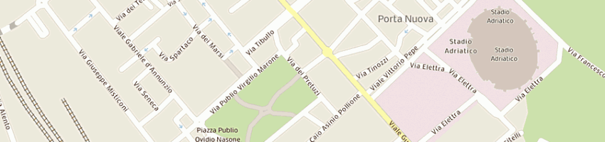 Mappa della impresa xt service di damiani dino a PESCARA