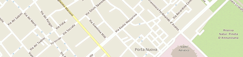 Mappa della impresa mc componenti elettronici a PESCARA