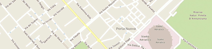 Mappa della impresa ristorante pizzeria vesuvio di desideri gianfranco a PESCARA