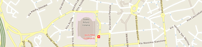 Mappa della impresa autounion srl a NAPOLI