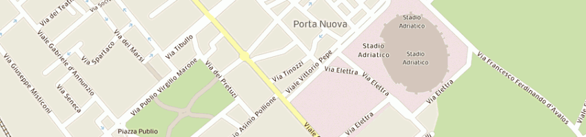 Mappa della impresa cinquepalmi giuseppe a PESCARA
