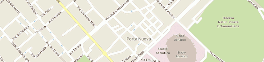 Mappa della impresa gd e co sas di rondinone filomena rita e c a PESCARA
