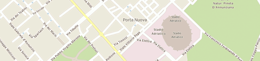 Mappa della impresa iride snc a PESCARA