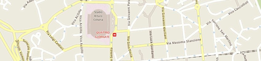 Mappa della impresa je e je sas di mazzarella caterina e c a NAPOLI