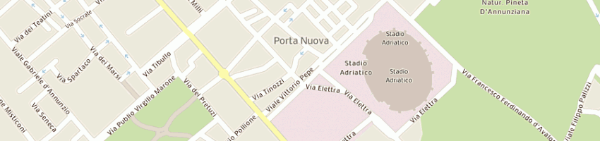 Mappa della impresa pescara calcio spa a PESCARA