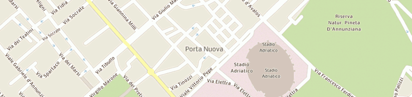 Mappa della impresa giordano giuseppe a PESCARA