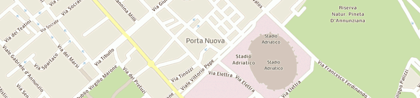 Mappa della impresa italiana costruzioni srl a PESCARA