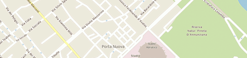 Mappa della impresa d'alicandro mirco a PESCARA
