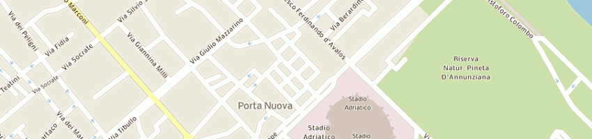 Mappa della impresa cea telecomunicazioni sas di iavicoli clara e c a PESCARA